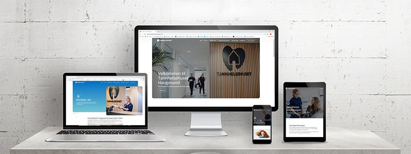 Dental Hjemmeside in situ